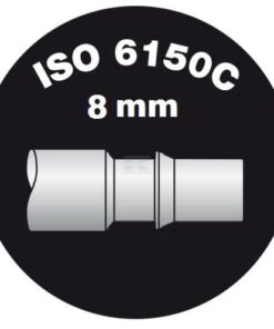 Male connector with 1/4" BSP F thread 8 Male connector with 1/4