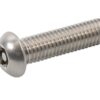 Tornillo M8x30 rosca dch., Torx con pin, acero inox. A2