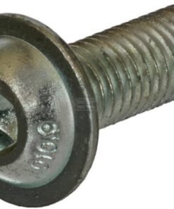 Tornillo cabeza mediacaña allen plano ISO 7380 M8 x 16 10.9 cincado