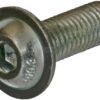 Tornillo cabeza mediacaña allen plano ISO 7380 M5 x 20 10.9 cincado 8 Tornillo cabeza mediacaña allen plano ISO 7380 M5 x 20 10.9 cincado