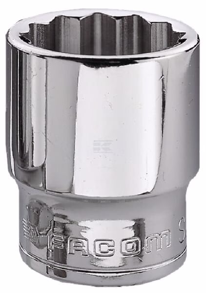 Vaso de 12 mm, 12 puntas dodecagonal, cuadradillo de 3/8" 1 Vaso de 12 mm, 12 puntas dodecagonal, cuadradillo de 3/8"