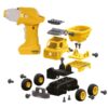Camión volquete primer kit Radio control, 27 piezas con destornillador inalámbrico