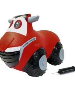 "Bola loca" tractor hinchable Massey Fergusoncon bomba