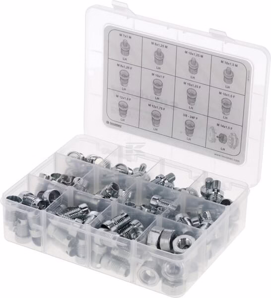 Kit de pernos adaptadores para cabezal de recortadora, 120 piezas