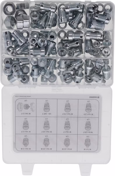Kit de pernos adaptadores para cabezal de recortadora, 120 piezas