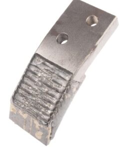 Punta de cultivador 230x70x20 mm, templada plana, 2 orificios, válida para Kuhn