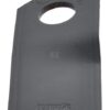 Cuchilla izda. de segadora 105 x 47 x 4 mm orificio Ø 20,50 mm adecuada para Kuhn (paquete de 25 unidades)