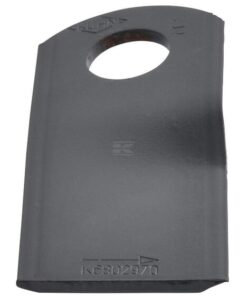 Cuchilla izda. de segadora 105 x 47 x 4 mm orificio Ø 20,50 mm adecuada para Kuhn (paquete de 25 unidades)