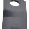 Cuchilla dcha. de segadora 105 x 47 x 4 mm orificio Ø 20,50 mm adecuada para Kuhn (paquete de 25 unidades)