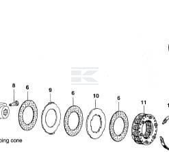 Conjunto de muelles K97/4 300