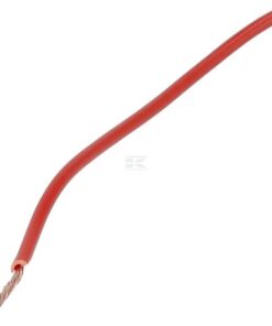 Cable eléctrico 1 x 0,75 mm², rojo