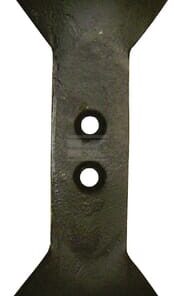 Punta de cultivador 440 x 135 x 17 mm reversible, curvada, 2 orificios