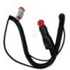Cable de resorte 3 m DT + encendedor (máx. 25 W)