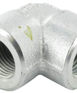 Racor acodado 2x hembra 1/2 BSP