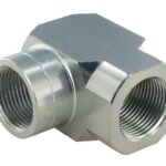Racor acodado 2x hembra 1" BSP