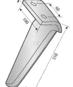 Dientes gr. gir. der. 12 mm M.