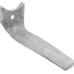 Diente de rotavator lado izdo. longitud: 318 mm, válido para Kuhn, Kramp