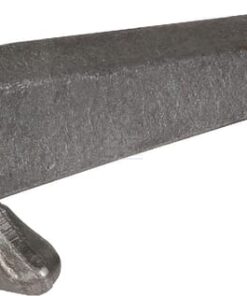Diente de rotavator lado dcho., longitud: 318 mm, válido para Kuhn, Kramp