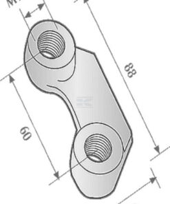 Tuerca de brazo M16 60 3 Tuerca de brazo M16 60