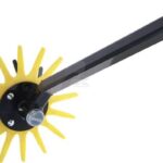 Elemento escardador de dedo 370 Medio izquierdo amarillo