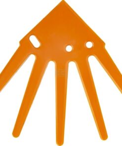 Disco desbrozador de dedos 1/4 parte, MINi-MAXI 540 mm naranja, suave