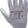 Guantes Kramp 1.001, gris, talla XL (paquete de 12 pares)