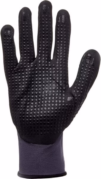 Guantes de trabajo de nailon gris de 22,5 cm de largo, talla 7/S, Protect de Kramp