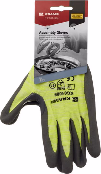Guantes Kramp 1.009, talla L 3 Guantes Kramp 1.009, talla L