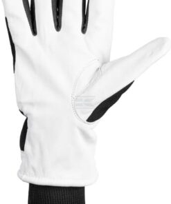 Guantes de trabajo, negro-blanco, cuero/Spandex, talla L, Protect de Kramp