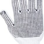 Guantes de trabajo, blanco, talla XL, Protect de Kramp, (paquete de 2 pares)