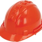 Casco ABS naranja