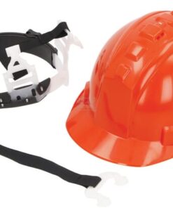 Casco ABS naranja