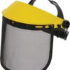 Visera de protección con malla de acero