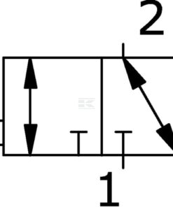 Llave esférica 3/2 vías 3/8