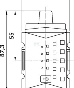 Llave esférica 3/2 vías 3/8