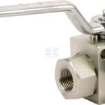 Válvula esfé. 3/2-L - 3/8" BSP