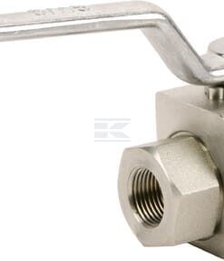 Válvula esfé. 3/2-L - 3/8" BSP