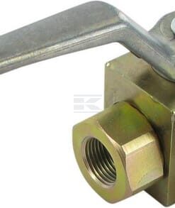 Llave de paso de esfera de 3 vías 3/8" orificio en T