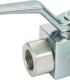 Llave de paso de esfera de 3 vías 1/2" orificio en T
