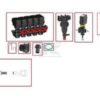 Kit pulverizador de barra de 5 secciones, caja de interruptores 2 Kit pulverizador de barra de 5 secciones, caja de interruptores