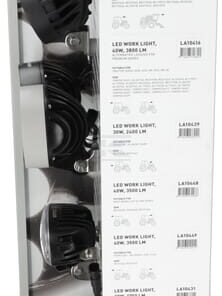 Expositor de venta con LED válido para John Deere