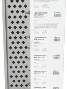 Expositor de venta con LED válido para John Deere