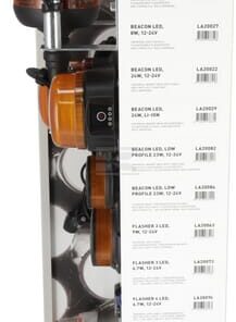 Expositor de venta con LED válido para balizas LED universales