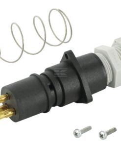 Conector eléctrico 3 polos hembra