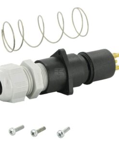Conector eléctrico 3 polos hembra