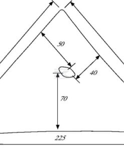 Punta de vertedera p/Kverneland