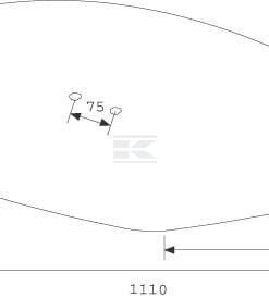 Mouldboard right 12" - 20"