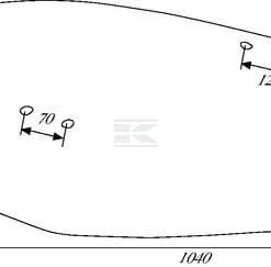 Vertedera n.º 9 derecha