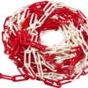 Cadena de PVC roja/blanca 8 mm