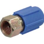 Adaptador  7/16 UNF=1/4" recto baja presión